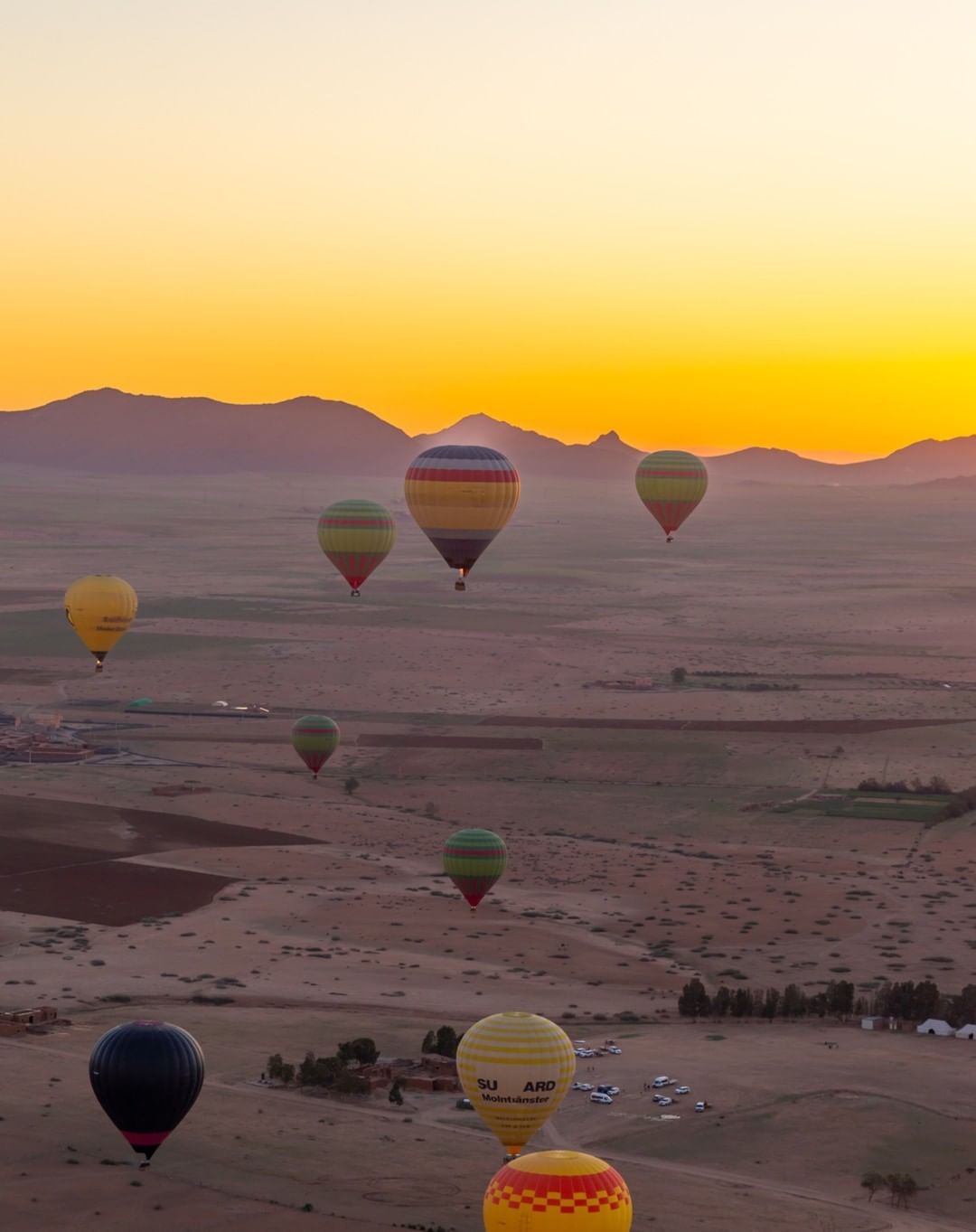 Serenity in the Skies: Sunrise Hot Air Balloon Adventure Over Marrakech