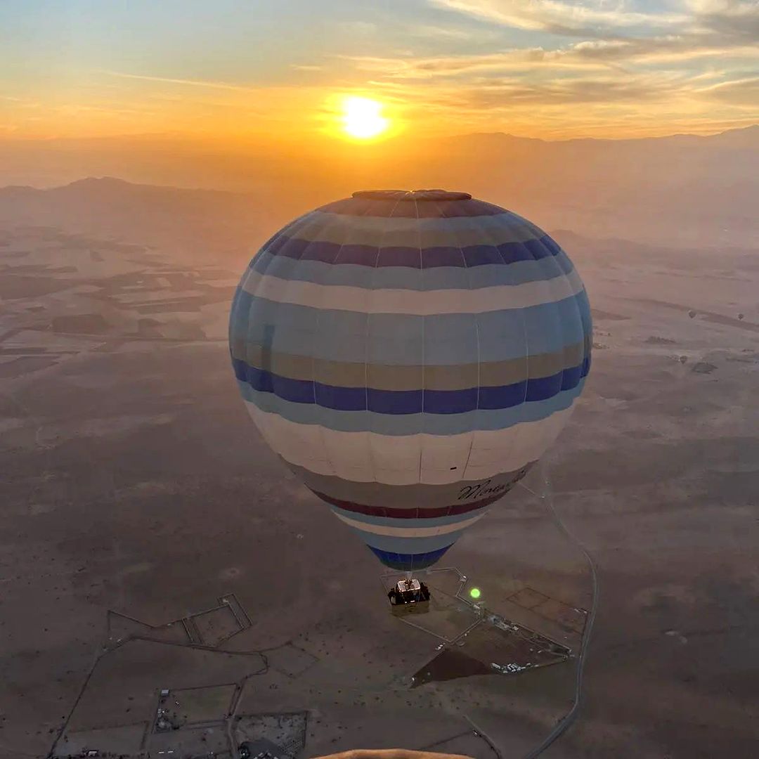 Serenity in the Skies: Sunrise Hot Air Balloon Adventure Over Marrakech